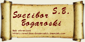 Svetibor Bogaroški vizit kartica